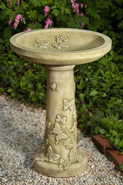 Outdoor Stone Bird Baths with Beautiful Details