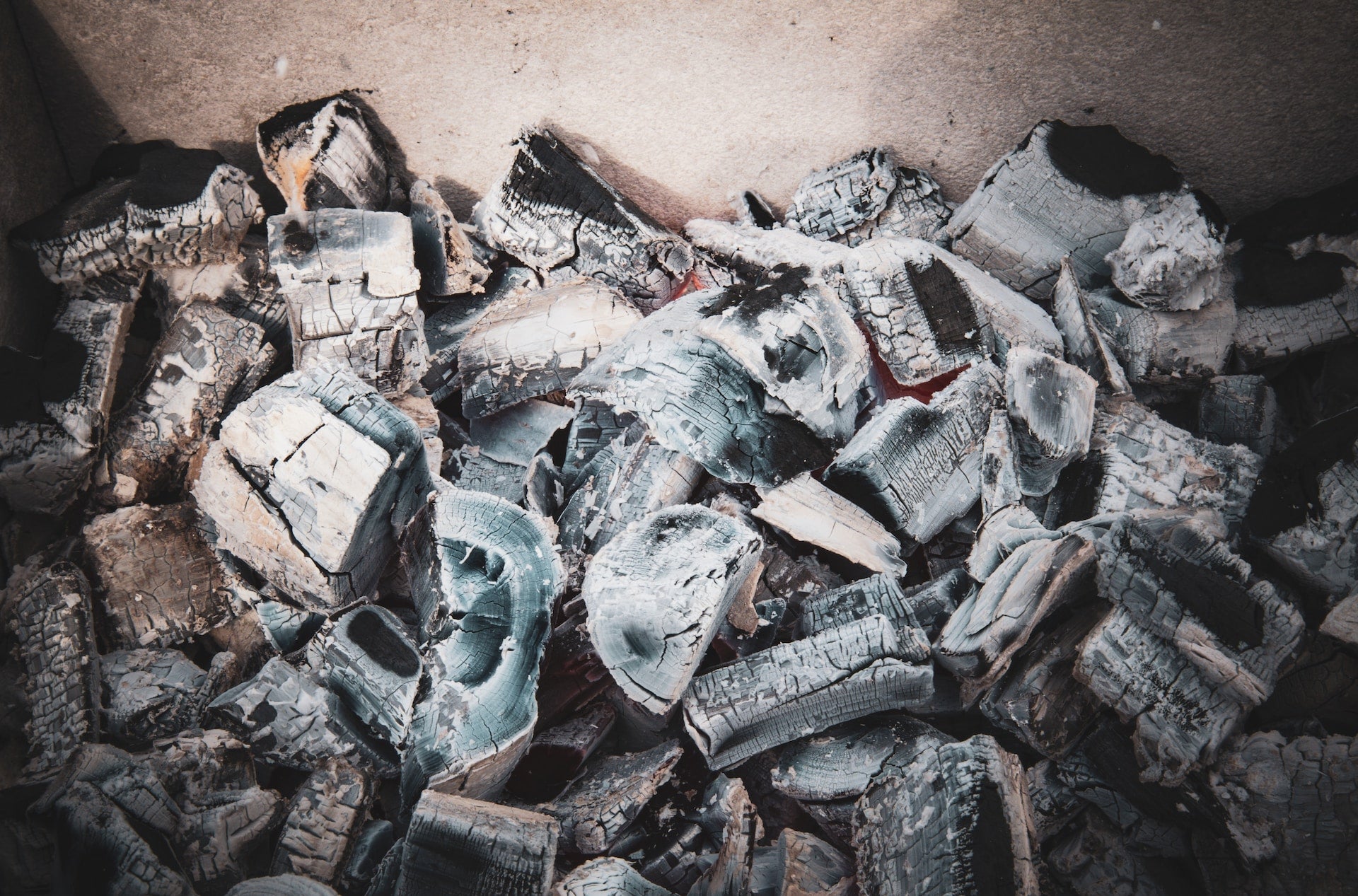fire pit ashes