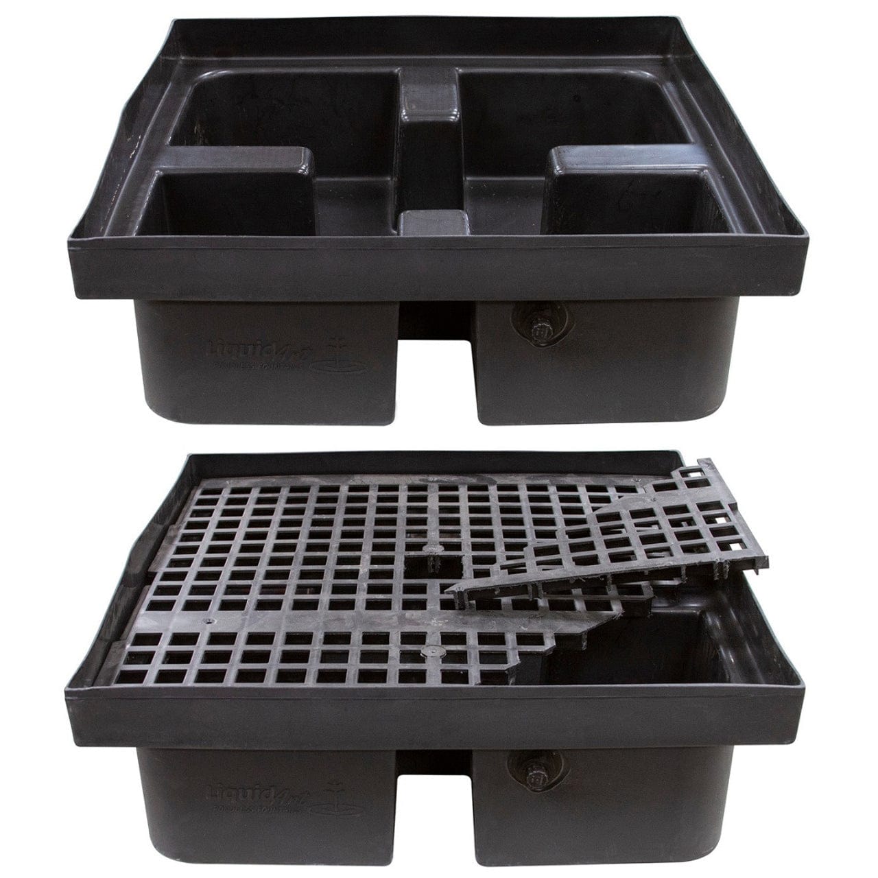2x2 Fountain Basin with Grate and Screen