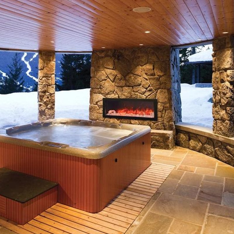 Amantii Panorama BI 40" Slim Smart Indoor | Outdoor Electric Fireplace