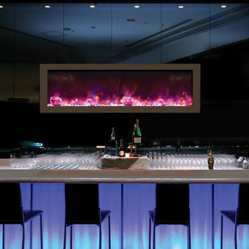 Amantii Panorama 50" Deep Full View Smart Indoor| Outdoor Electric Fireplace