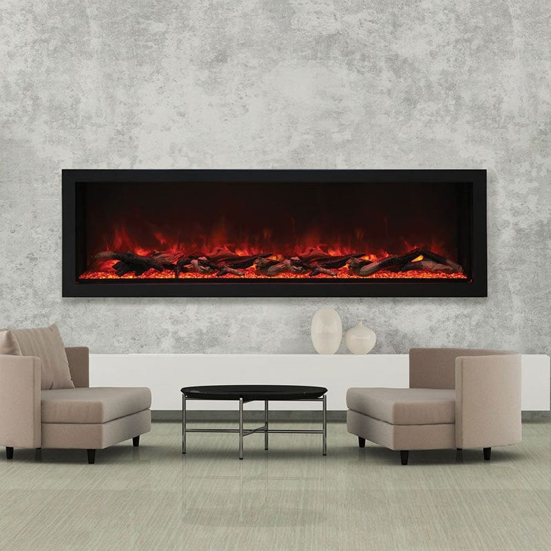 Amantii Panorama 72" BI Deep XT Smart Indoor| Outdoor Electric Fireplace