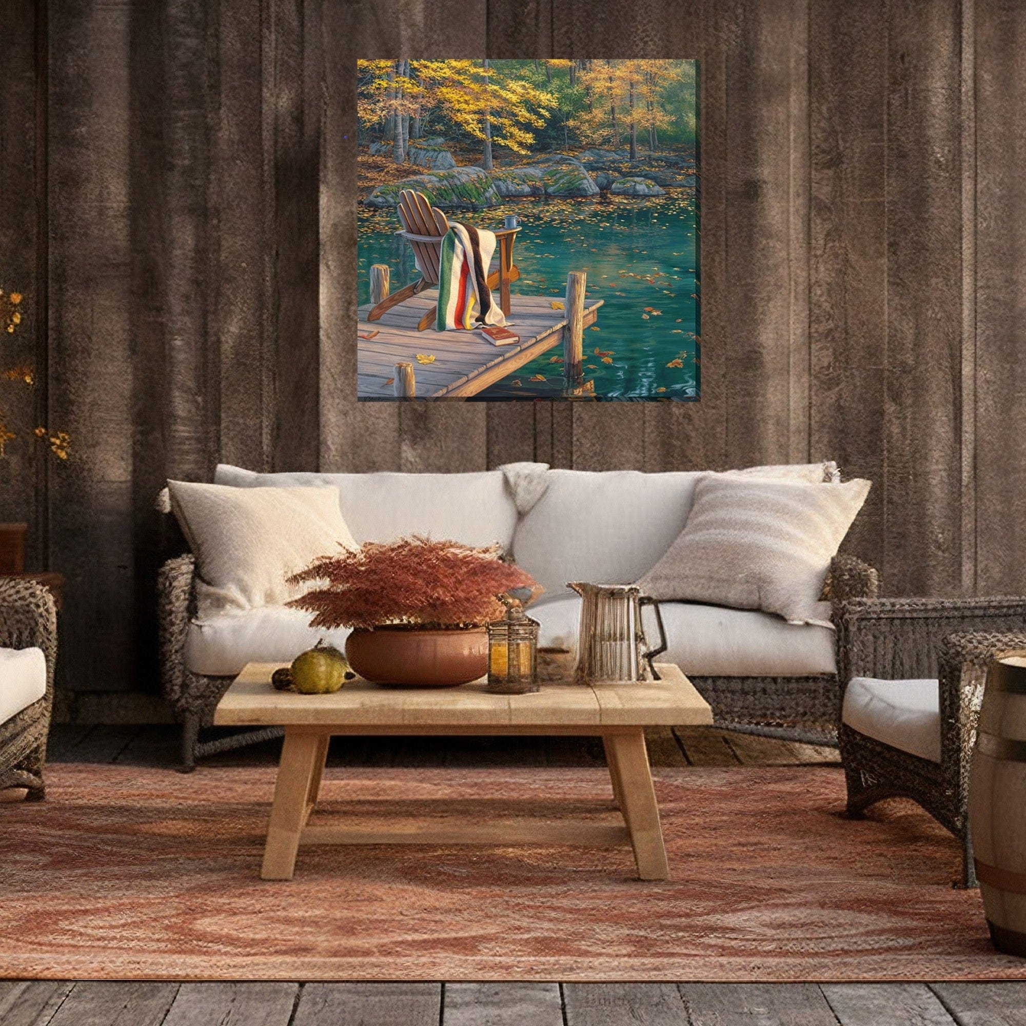 Alone Time Outdoor Canvas Art