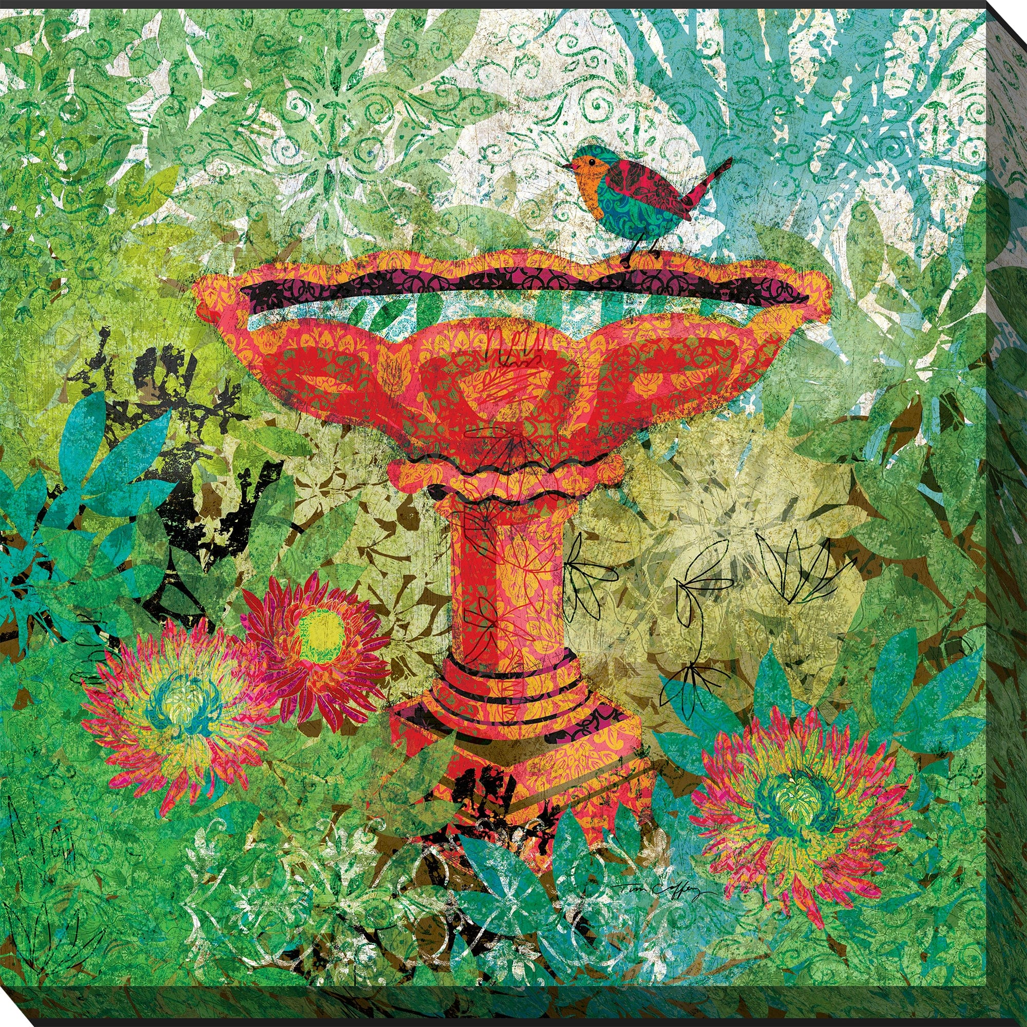 Private Pool Outdoor Canvas Art