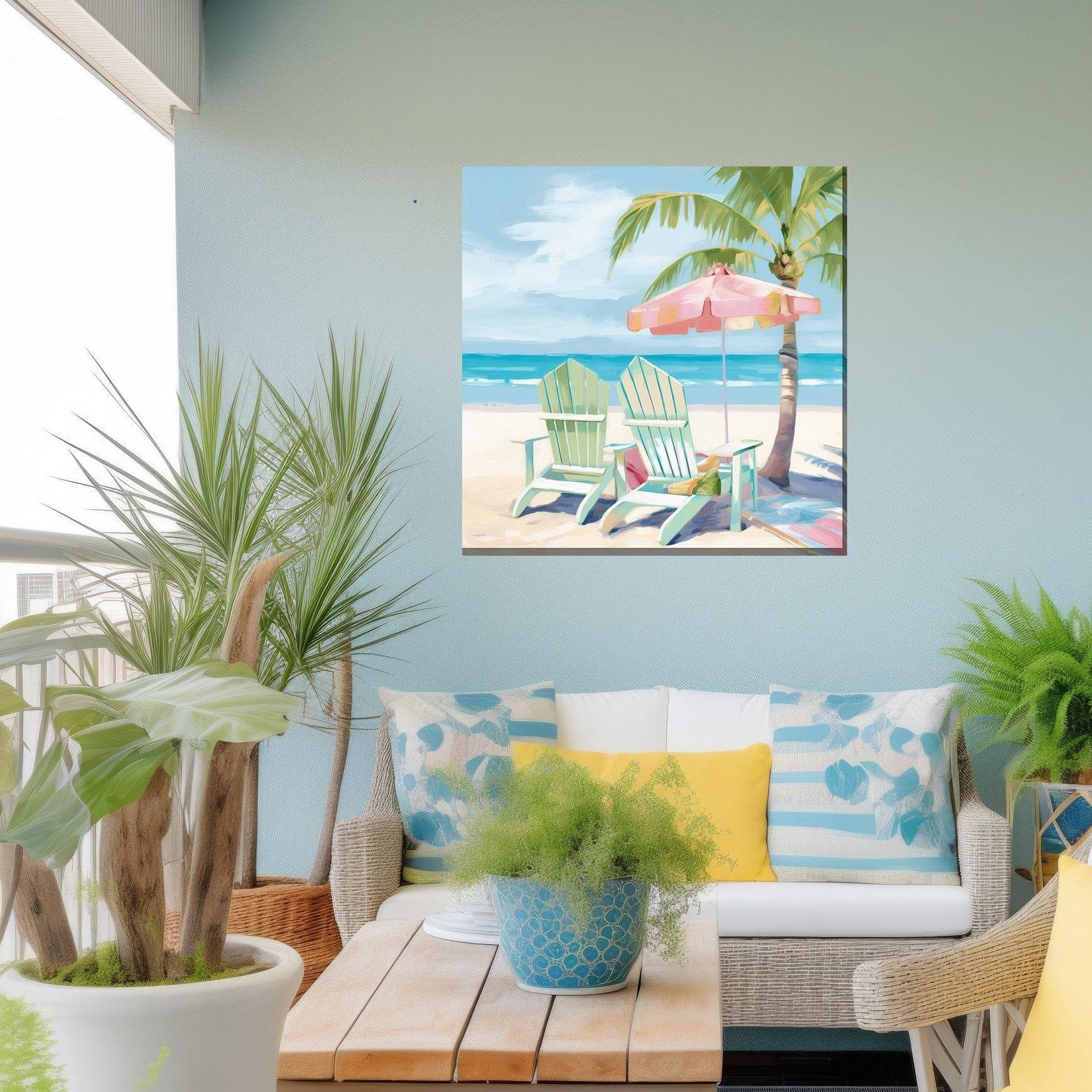 Shady Spot Outdoor Canvas Art