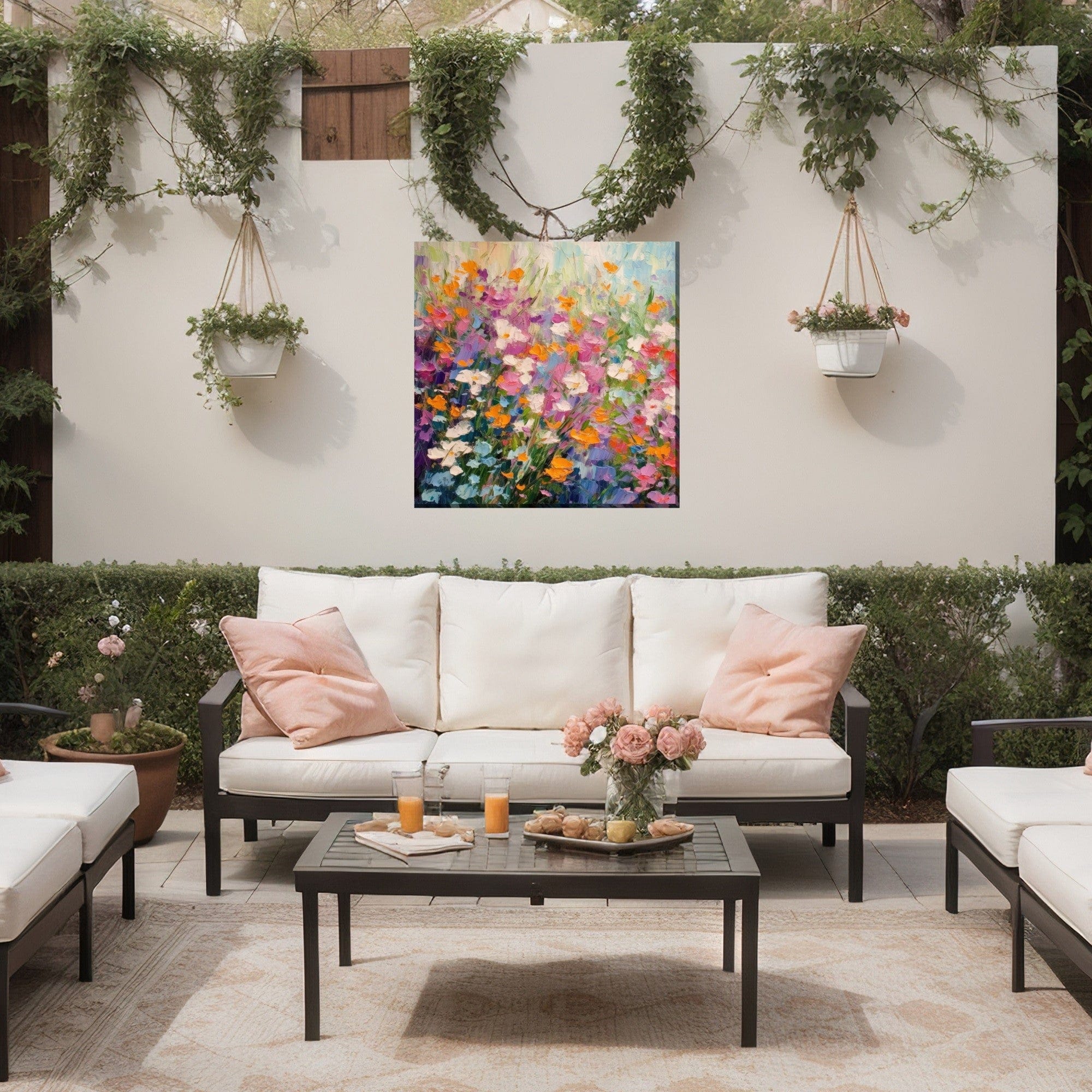 Confetti Outdoor Canvas Art