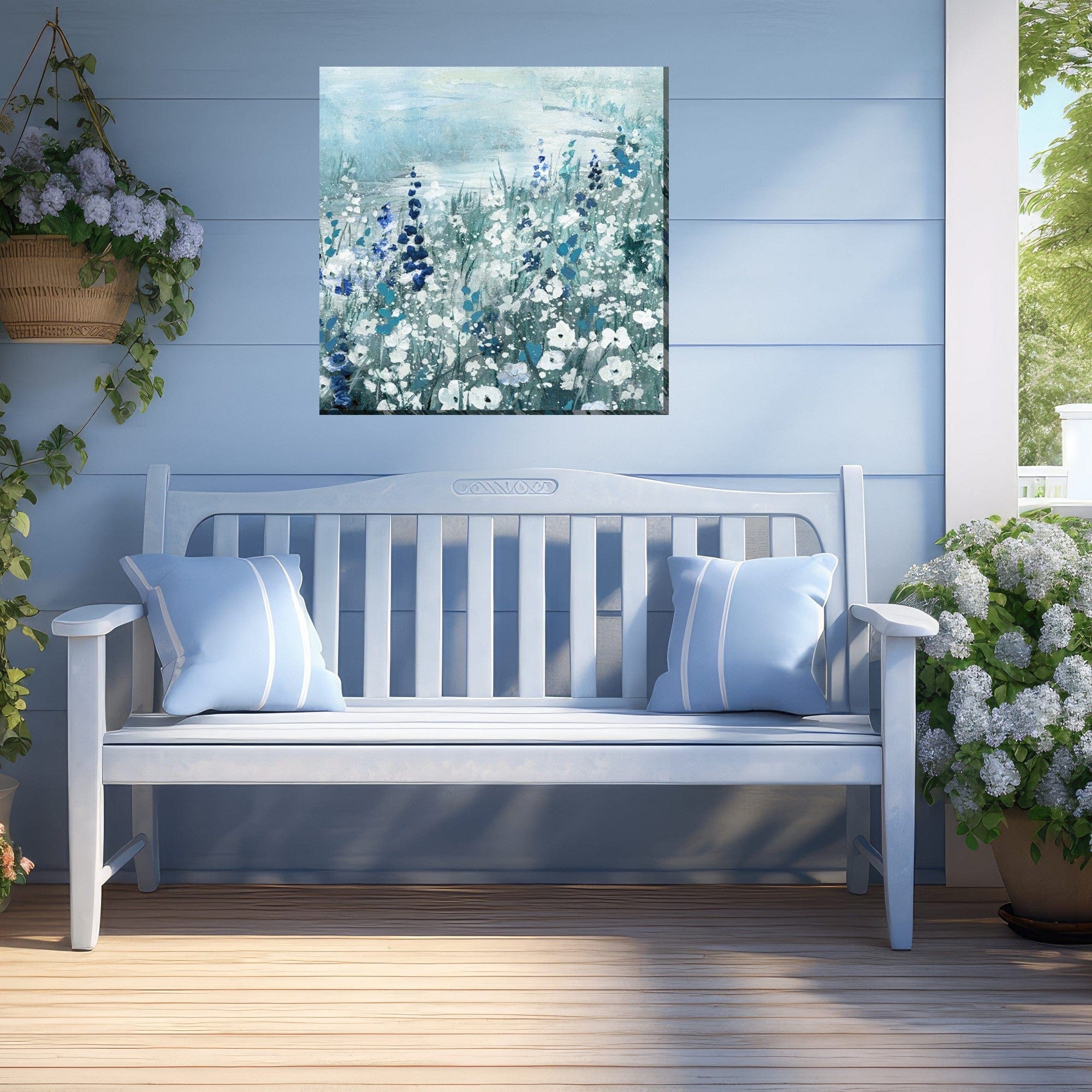 Chantilly Lace Outdoor Canvas Art