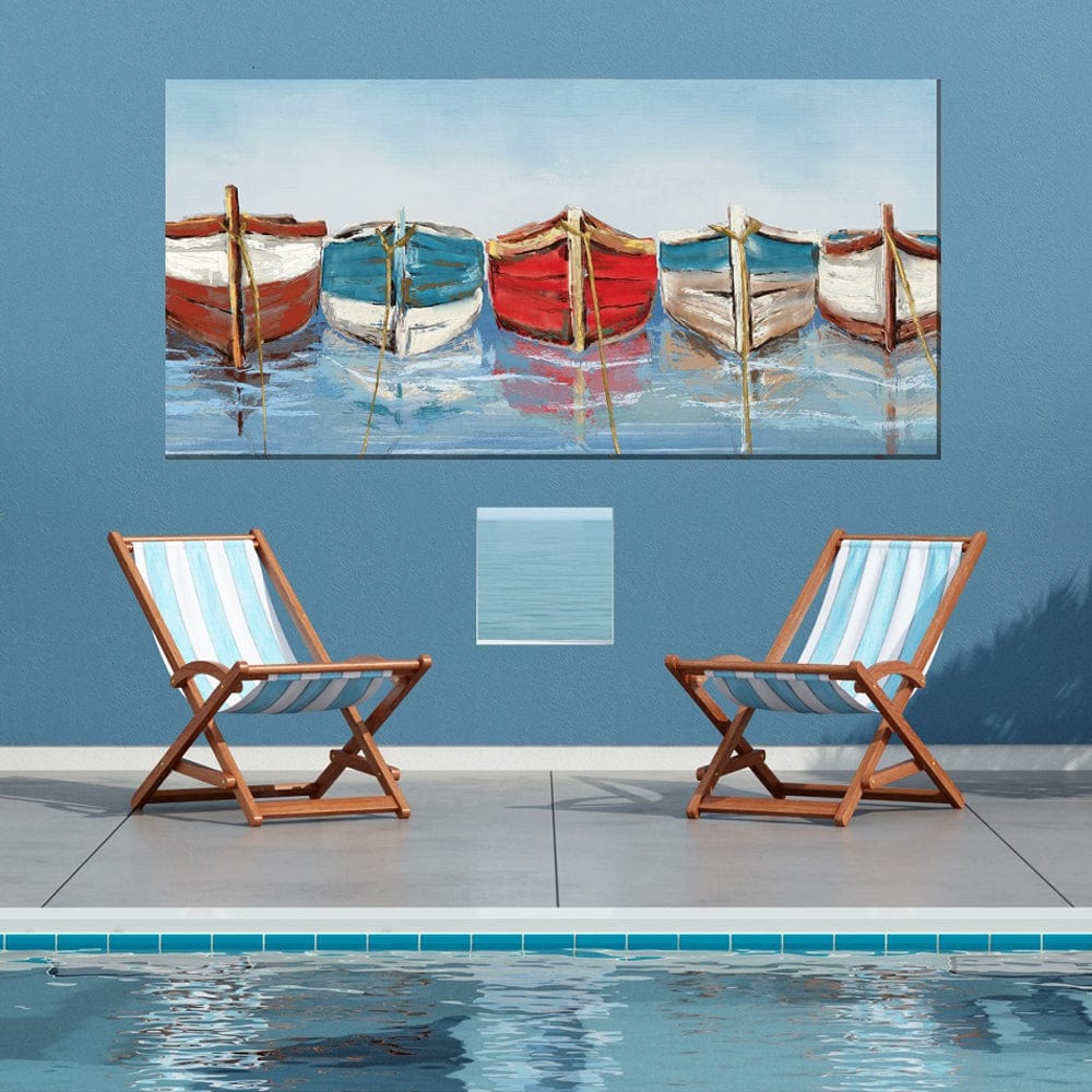 All in Row Outdoor Canvas Art