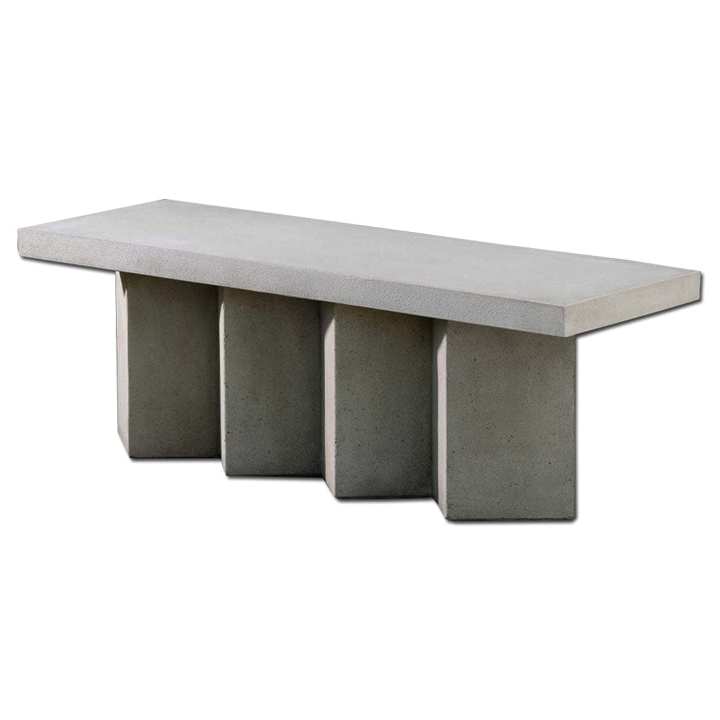 Accordion Modern Stone Bench - 4 Feet