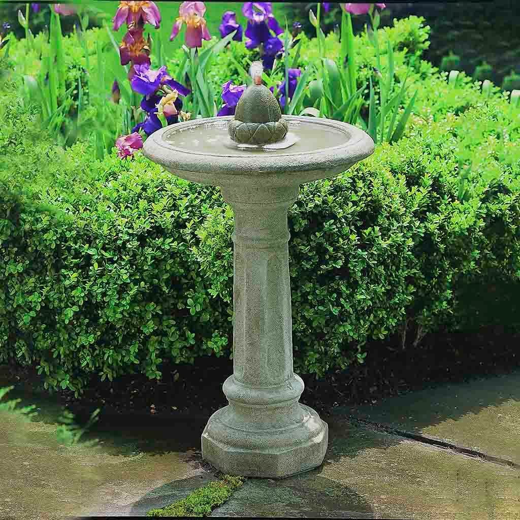 Acorn Small Pedestal Water Fountain
