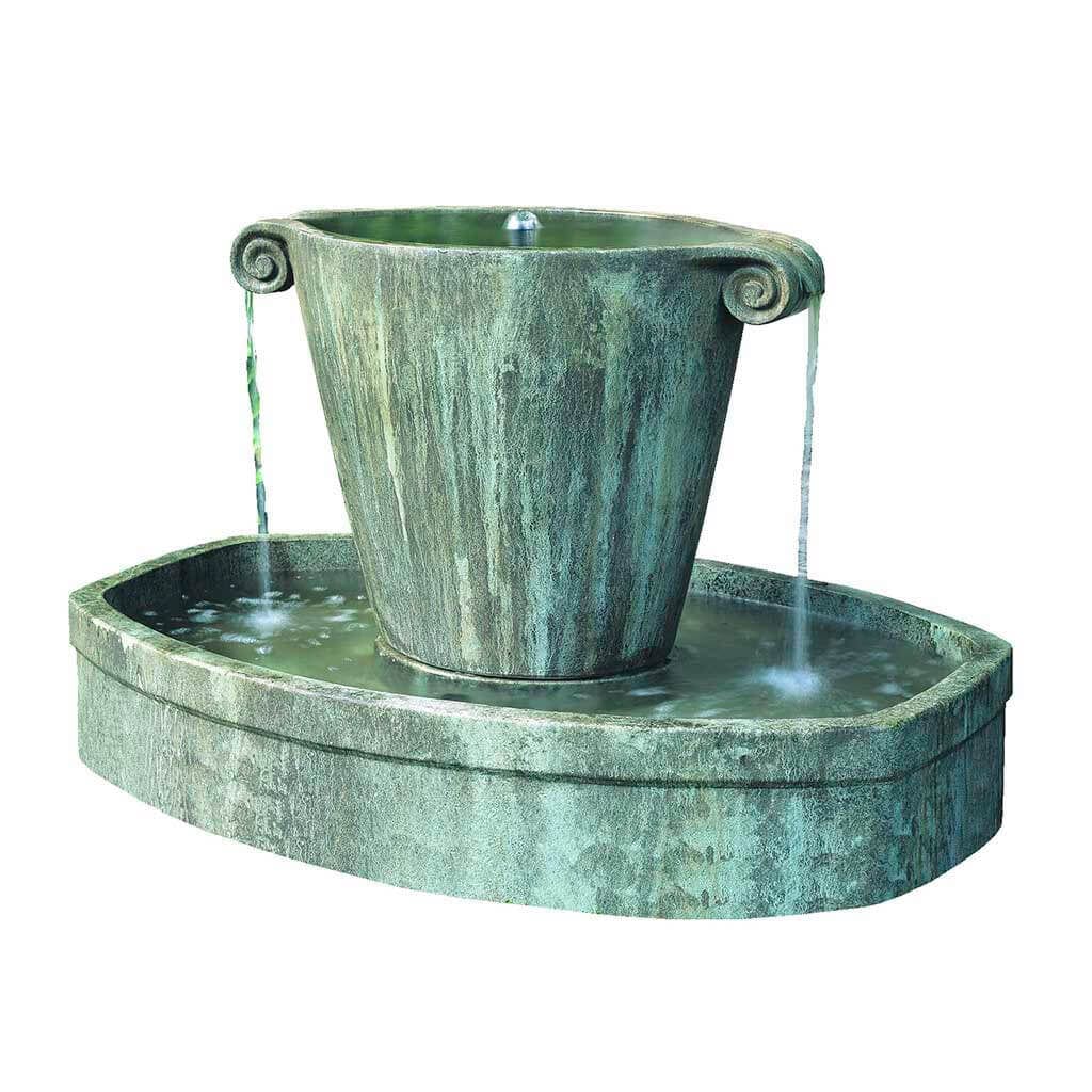 Anfora Urn Water Fountain | Cast Stone Garden Fountain