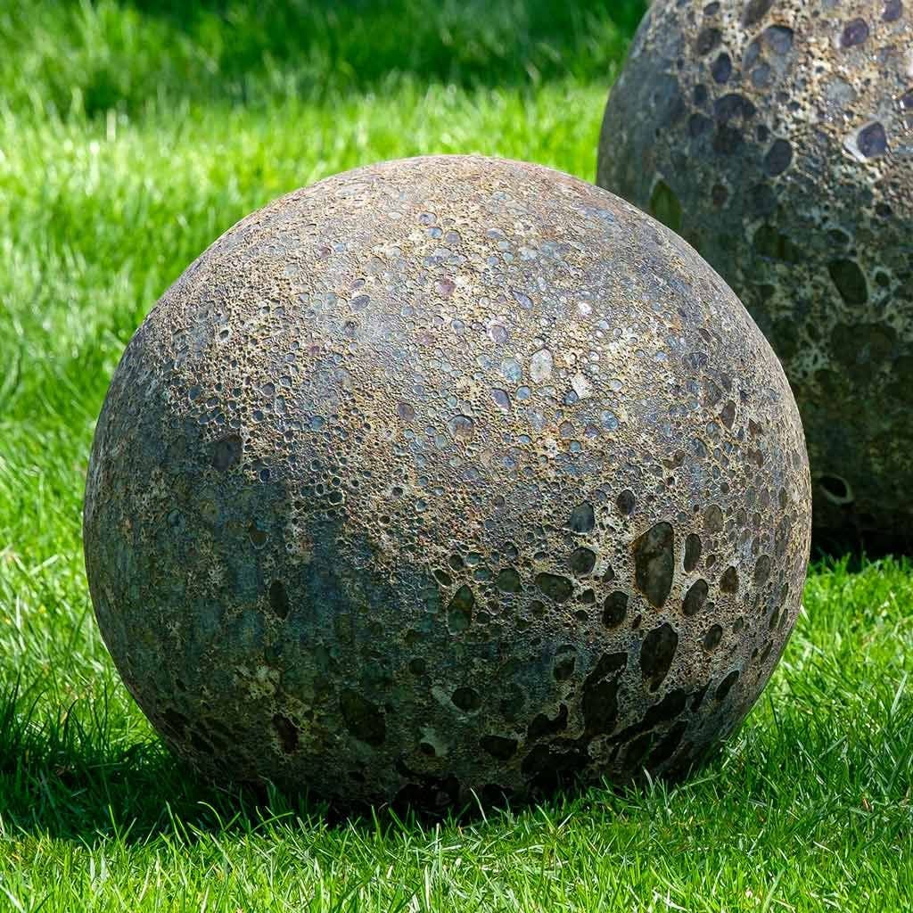 Angkor Spheres - Set of 3 in Fossil Grey | Garden Spheres
