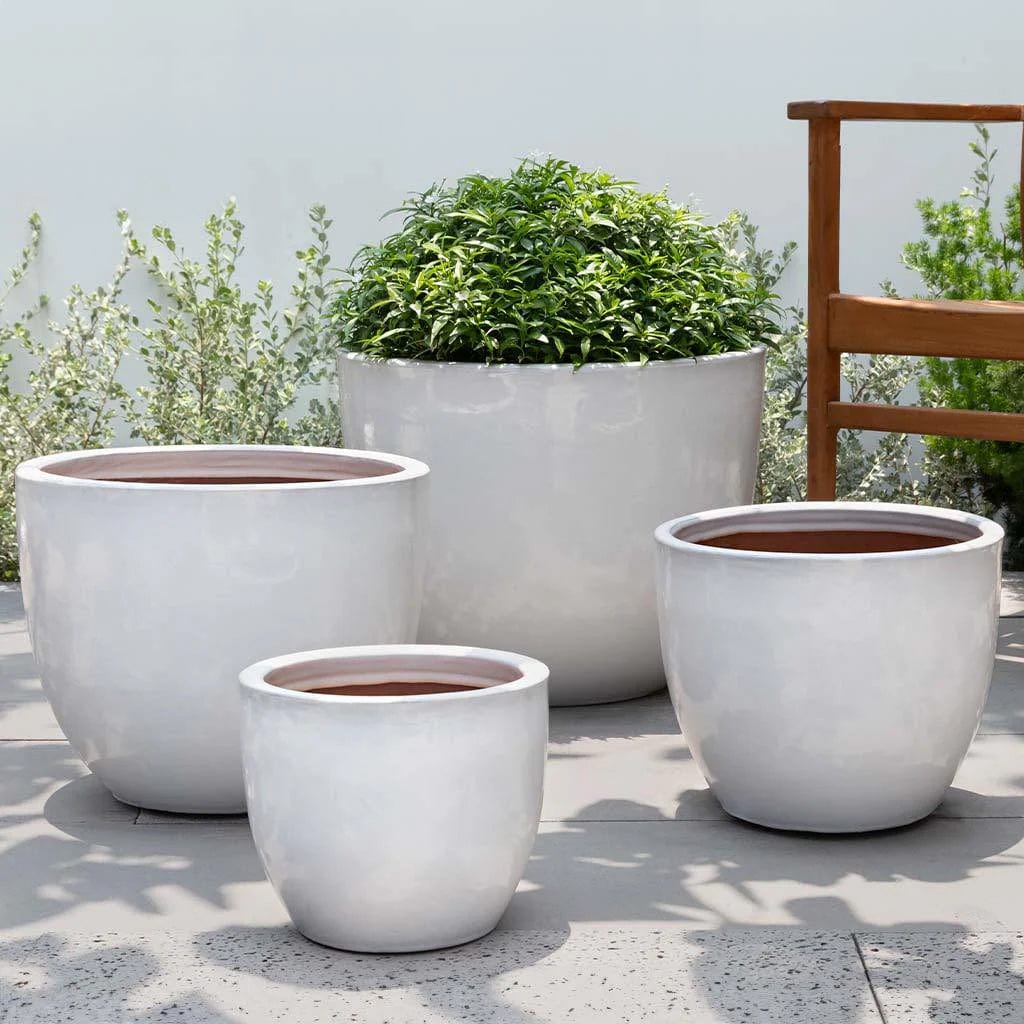 Cora Planter Nested Set of 4 | Glazed Collection