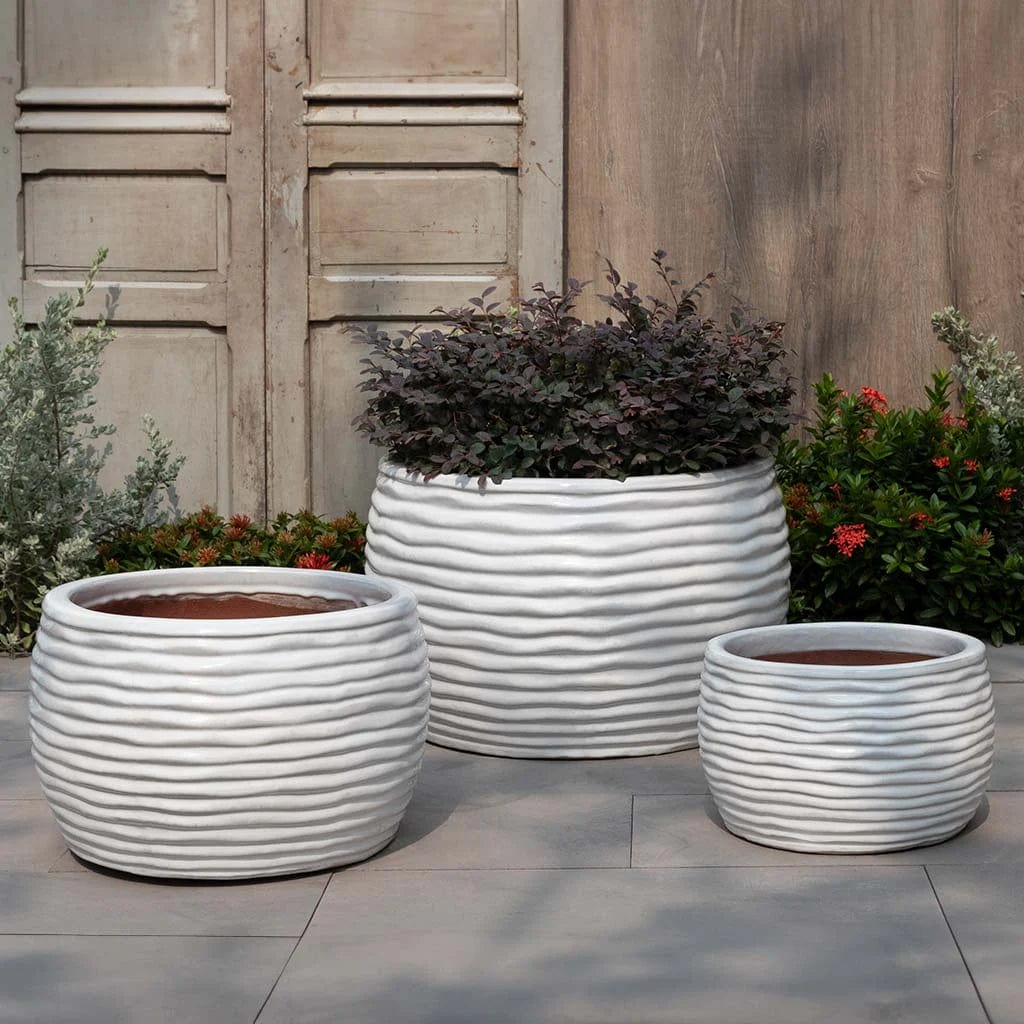 Montauk Planter Nested Set of 3 | Glazed Collection