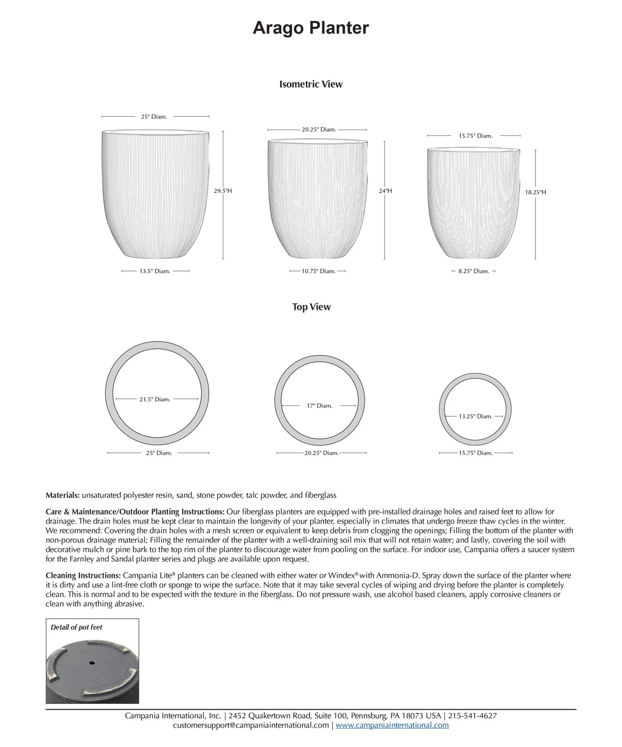 Arago Planter | Lite® Collection