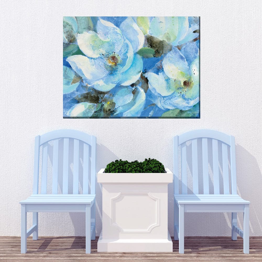 Baby Blue Eyes Outdoor Canvas Art