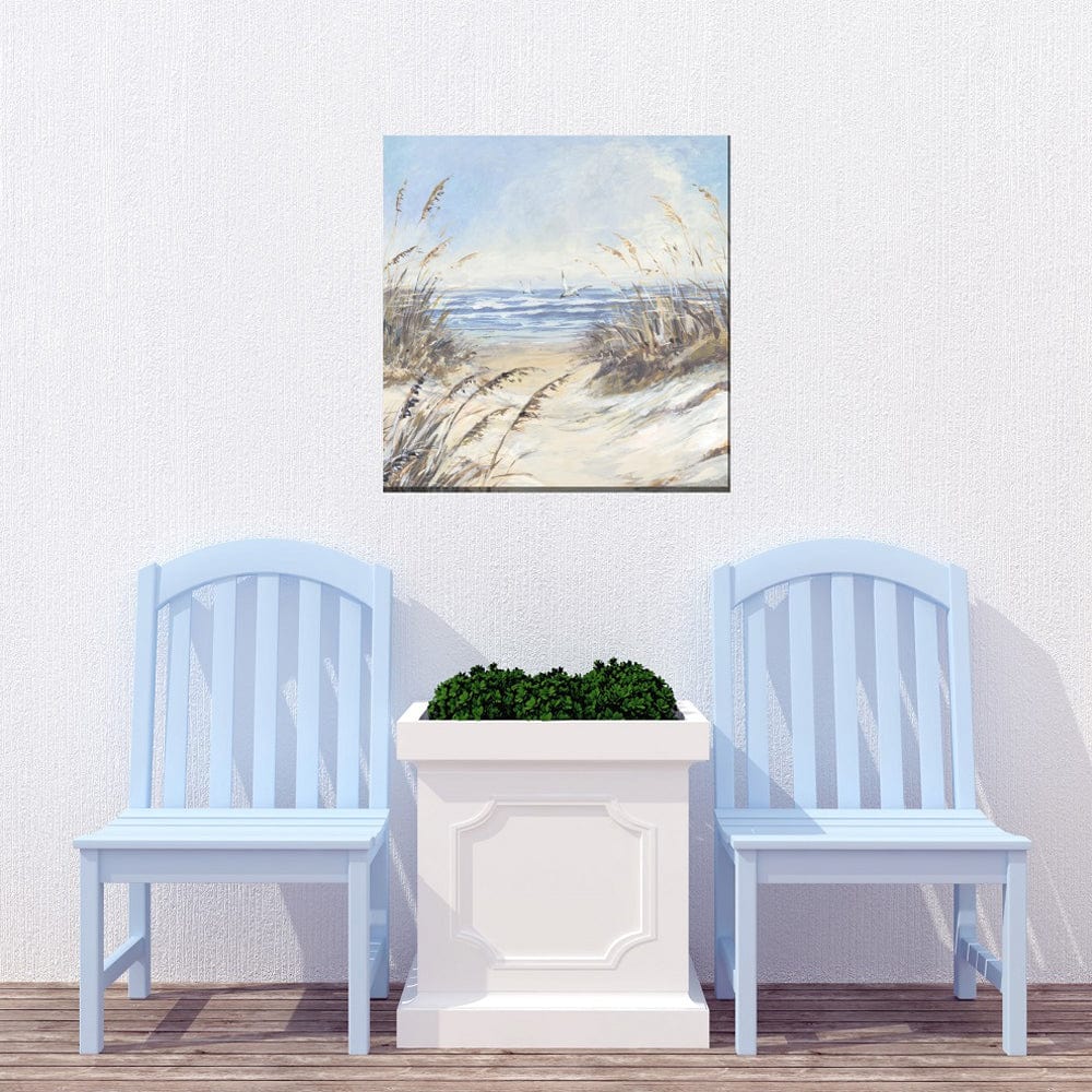 Beach Grass Outdoor Canvas Art