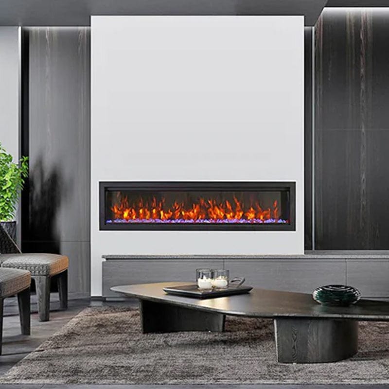 Amantii 74" BESPOKE Symmetry Smart Indoor | Outdoor Electric Fireplace