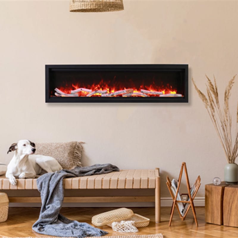 Amantii 60" BESPOKE Symmetry Smart Indoor | Outdoor Electric Fireplace