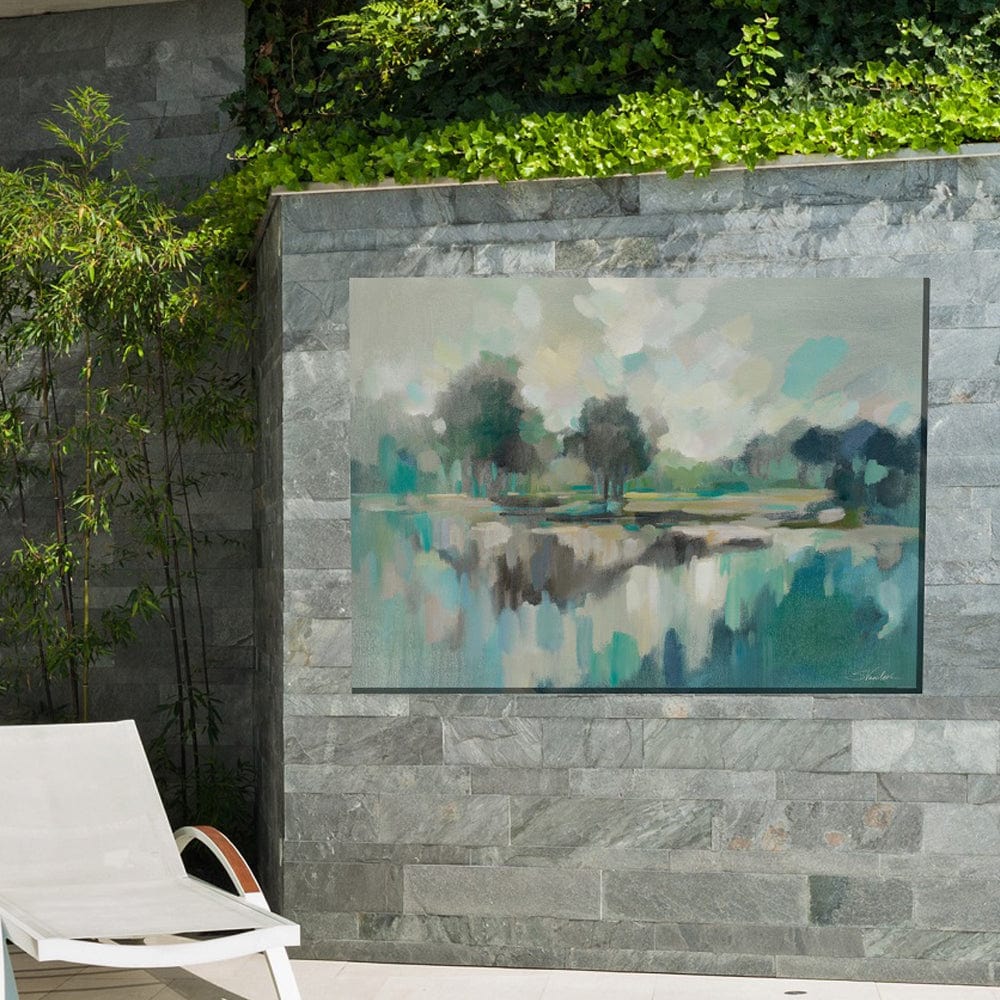 Blue Day Outdoor Canvas Art