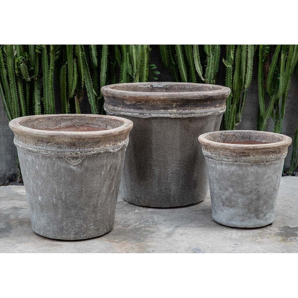 Baia Planter Nested Set of 3 | Beachcomber Glazed Collection