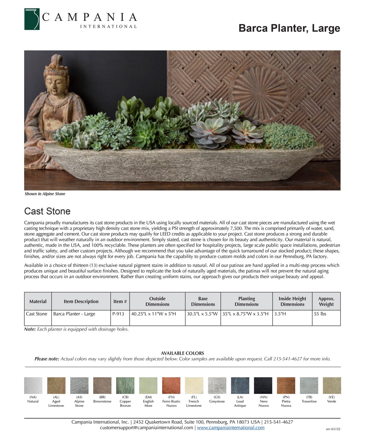 Barca Garden Planter