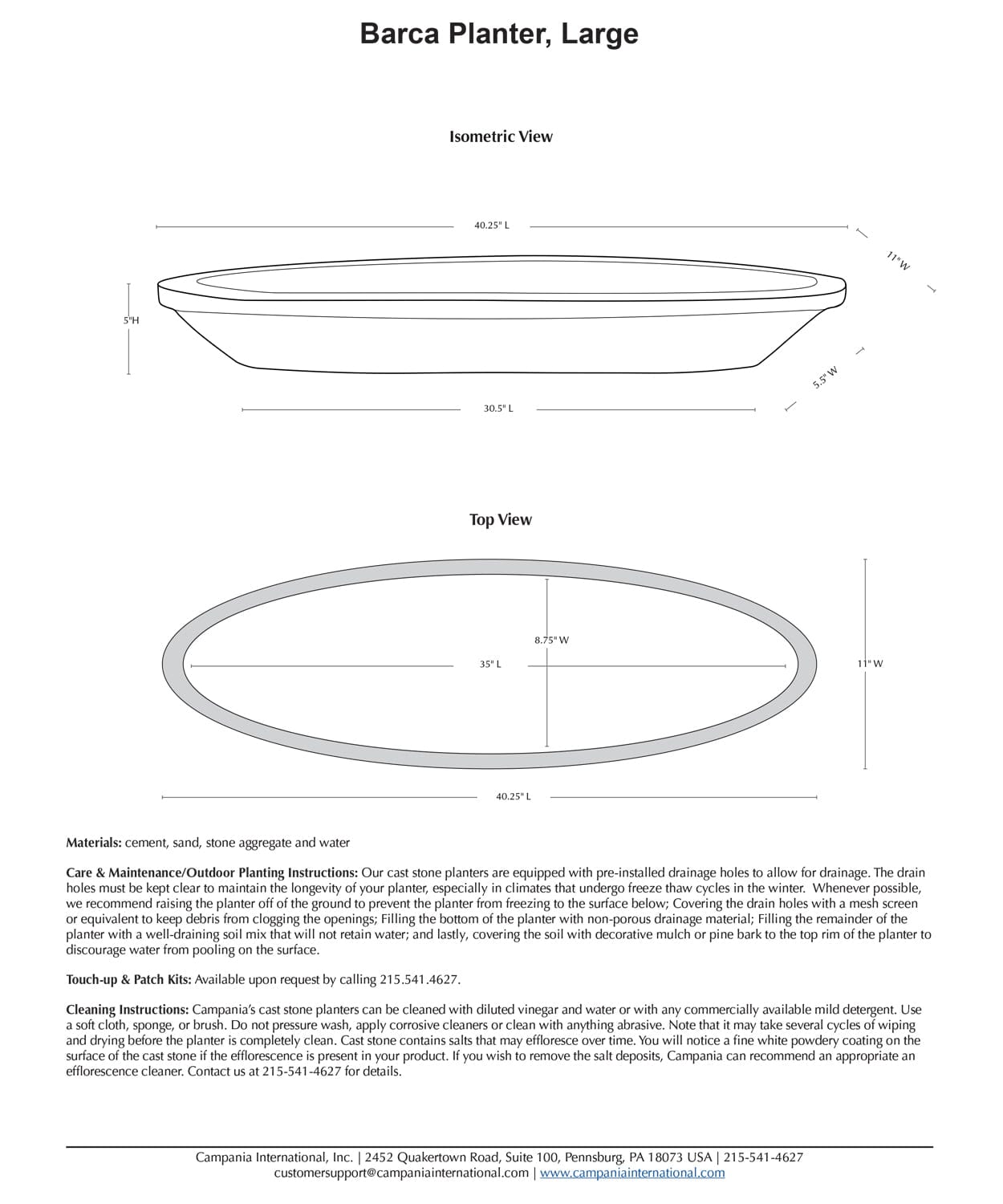 Barca Garden Planter