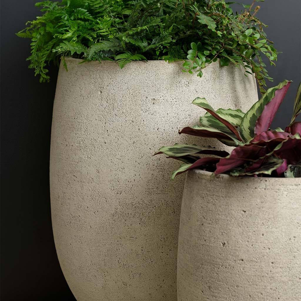 Bebel Tall Cast Stone PlanterBebel Tall Cast Stone Planter