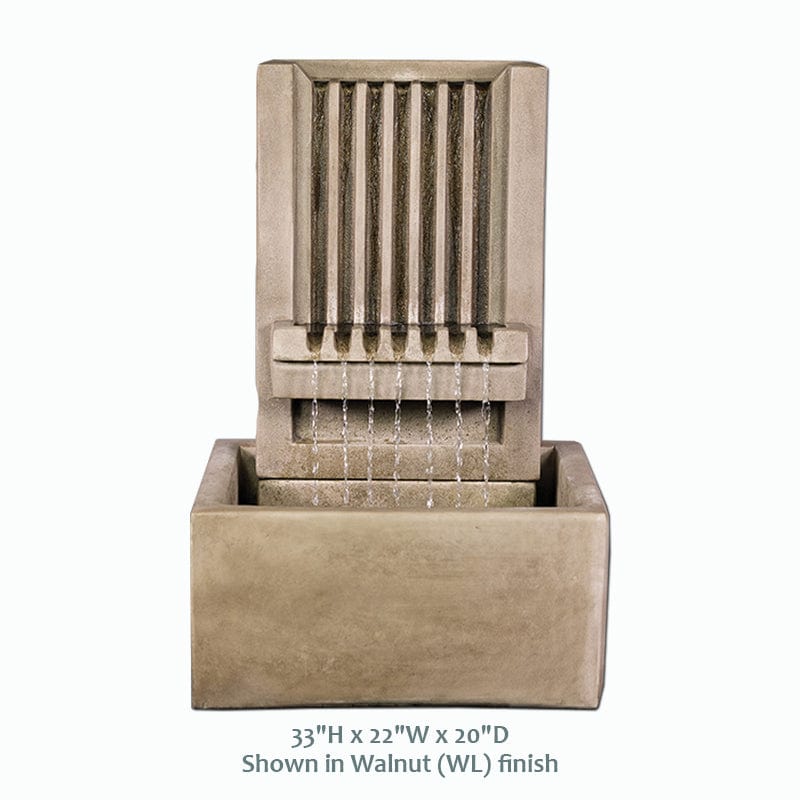Brentwood Channel Patio Fountain Short