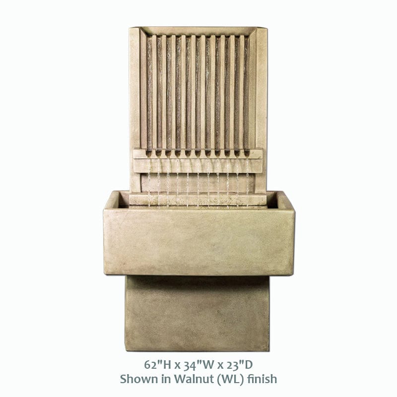 Brentwood Channel Wall Fountain Tall
