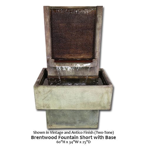 Brentwood Fountain Short with Base