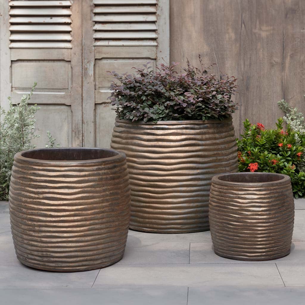 Montauk Planter Tall Nested Set of 3 | Glazed Collection