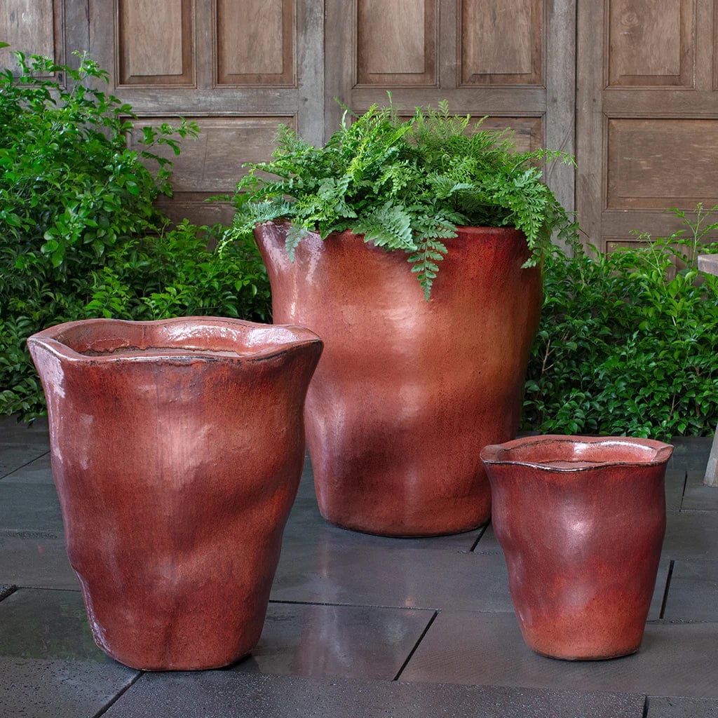 Foxglove Planter Nested Set of 3 | Glazed Collection