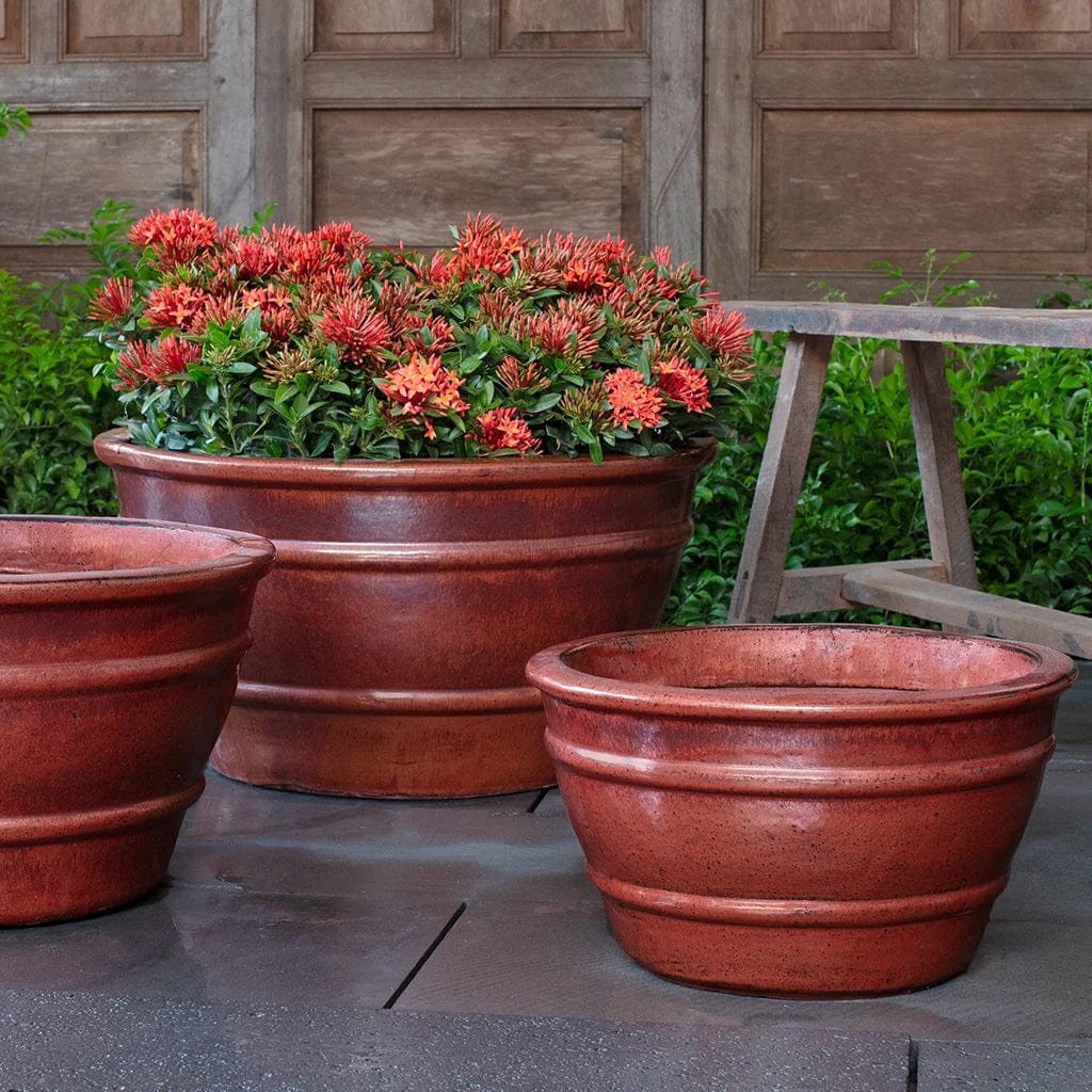 Mera Planter Nested Set of 3 | Glazed Collection