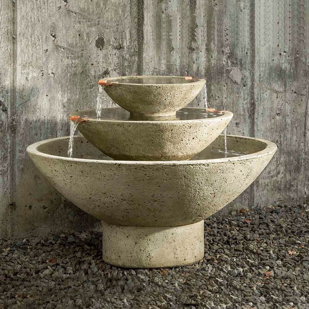 Carrera Tiered Bowl Water Fountain