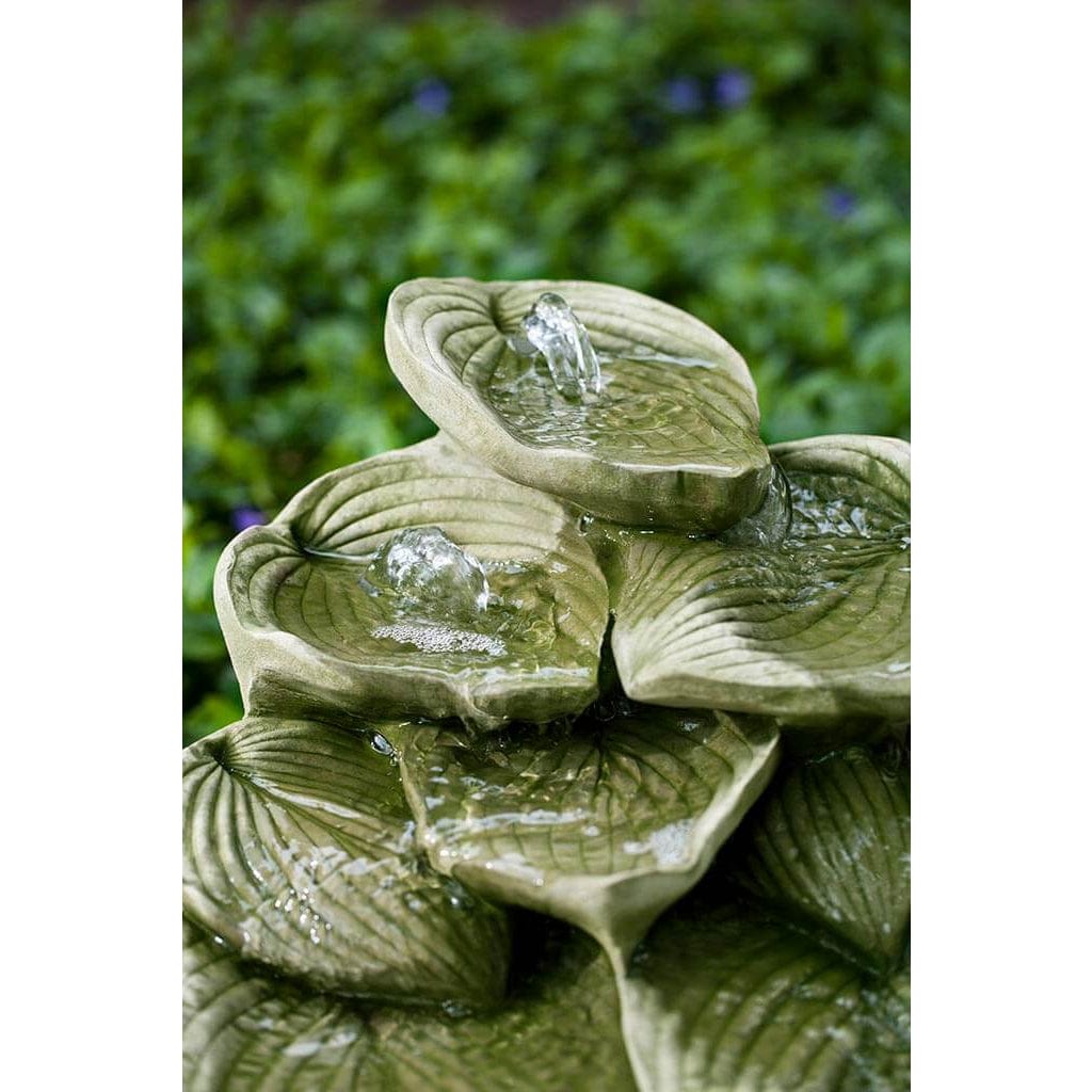 Cascading Hosta Leaf Water Fountain