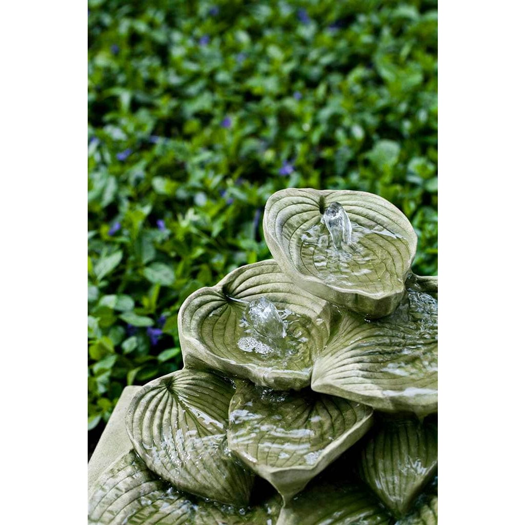 Cascading Hosta Leaf Water Fountain