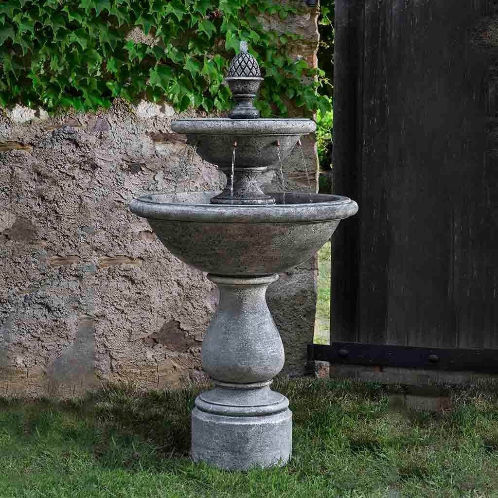 Two Tier Charente Cast Stone Fountain