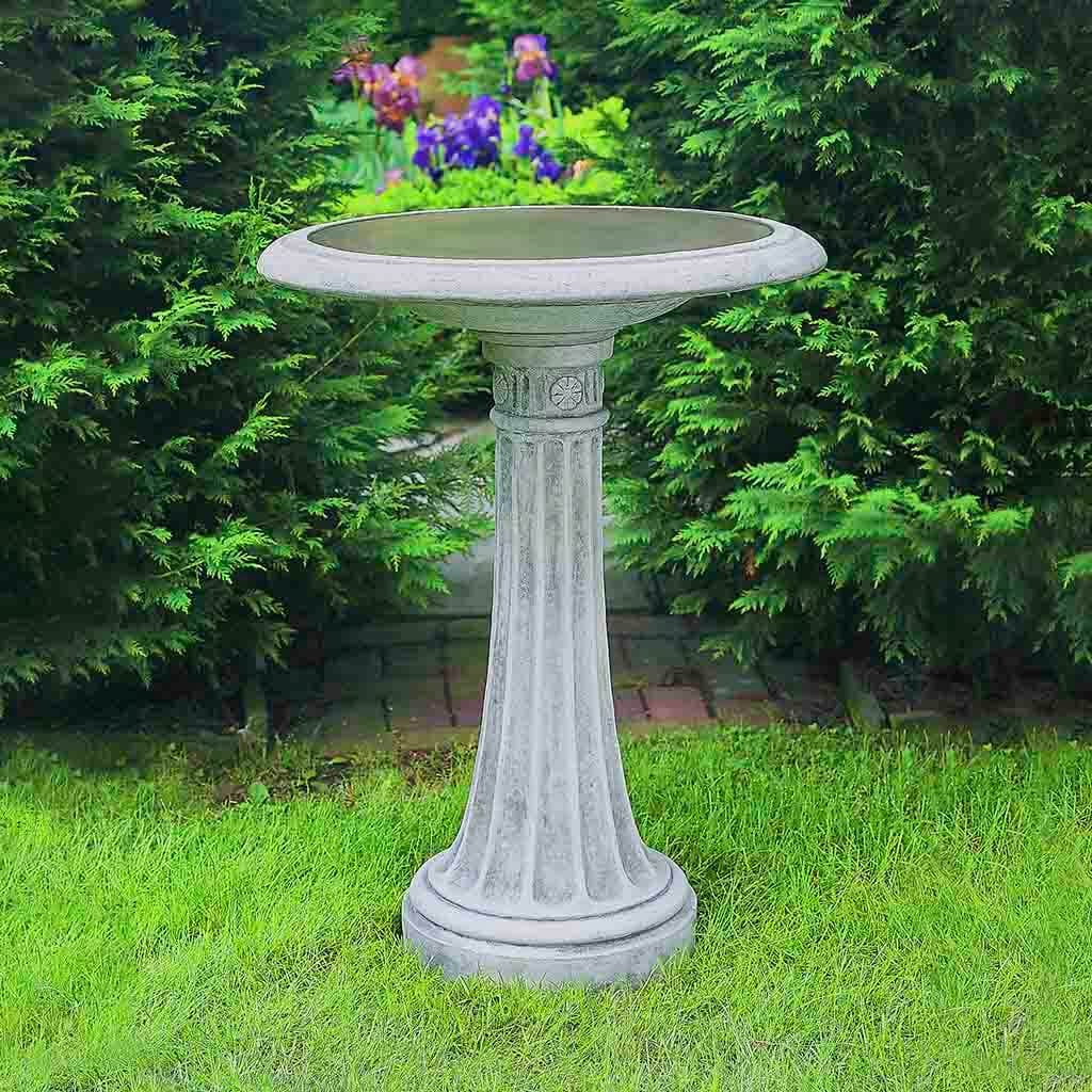 Chestnut Hill Cast Stone Birdbath