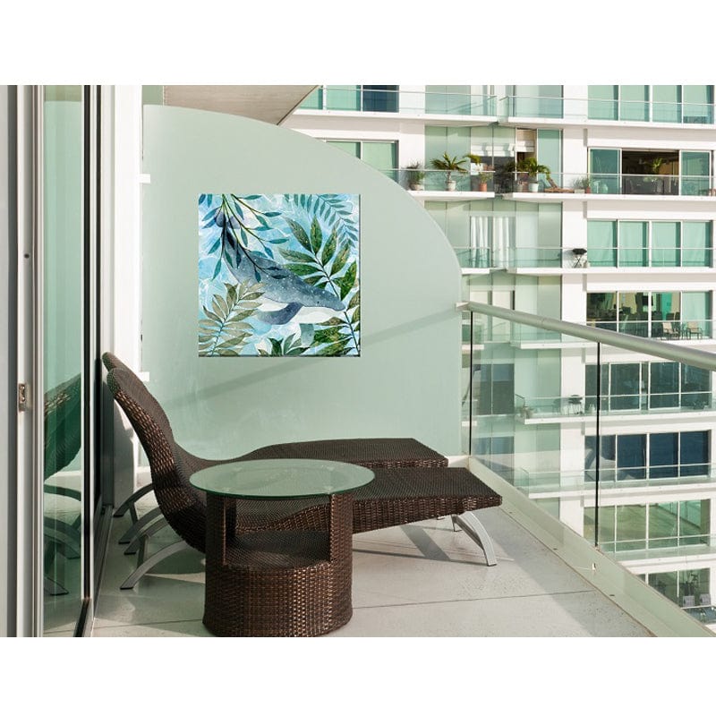 Coastal Manatee Outdoor Canvas Art