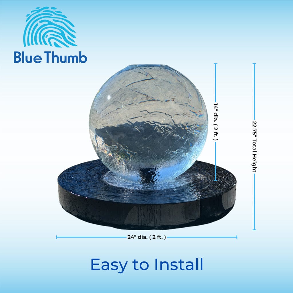 Crystal Sphere Fountain Kit 14"