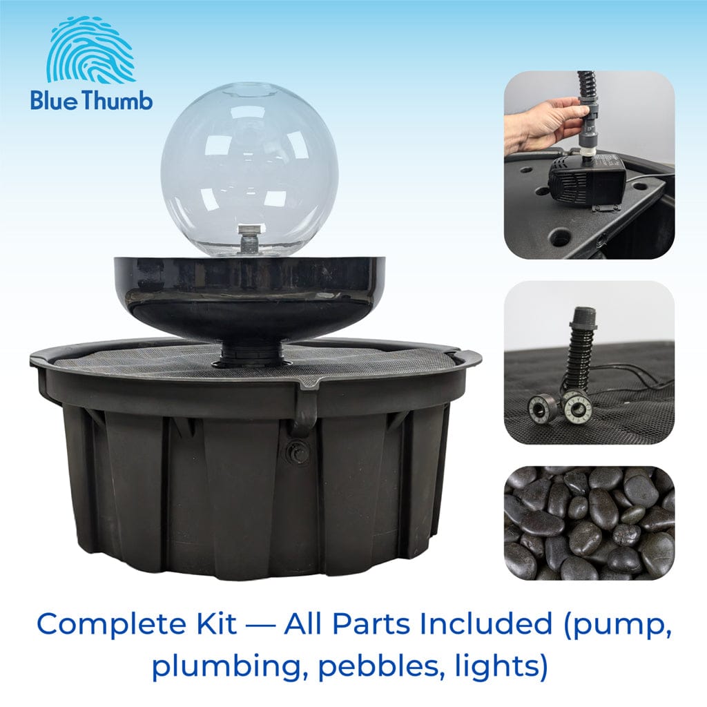 Crystal Sphere Fountain Kit 14"