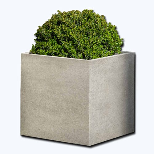 Cube Cast Stone Planter
