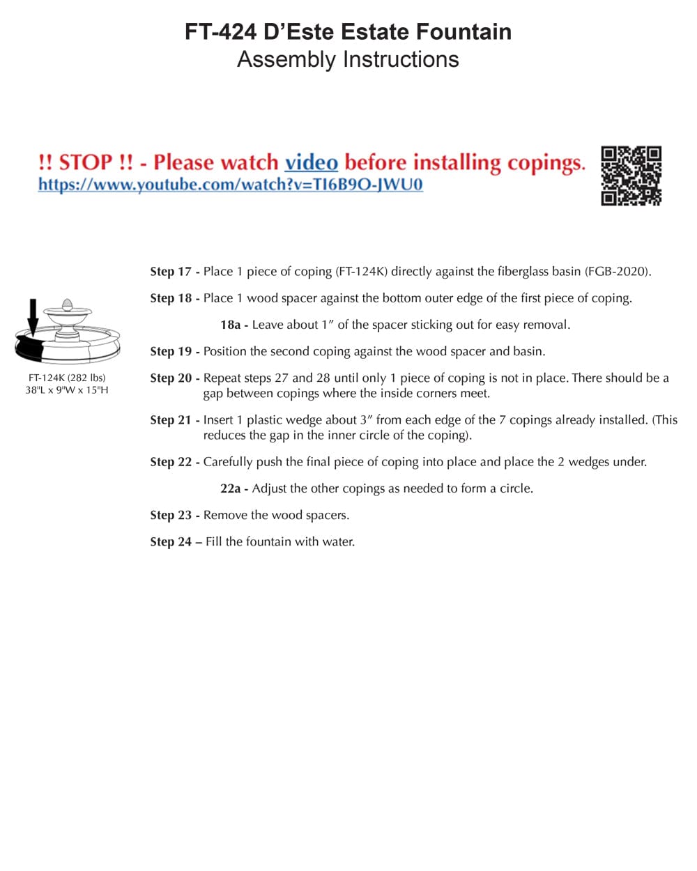 D'Este Estate Fountain