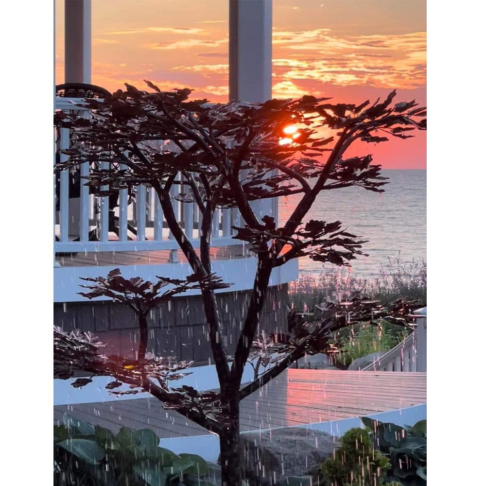 70" Copper Extra Tall Maple Tree Garden Fountain - Outdoor Art Pros