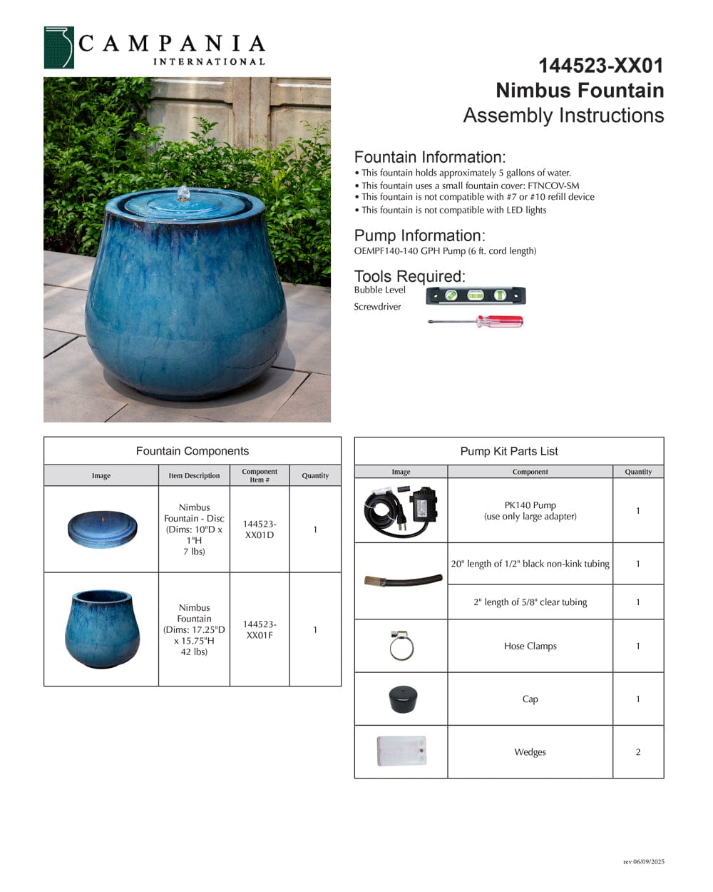 Nimbus Modern Fountain