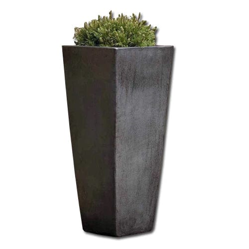 Faro Tall Square Planter | Glazed Collection