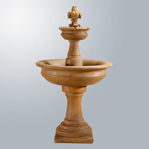 Fleur De Lis Two Tier Fountain