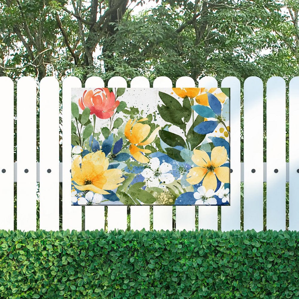 Garden Glee Outdoor Canvas Art