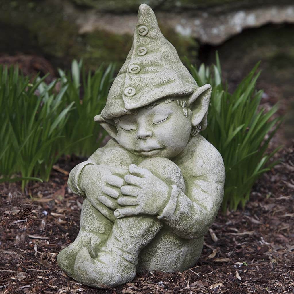 Galen Cast Stone Garden Statue | Garden Elf